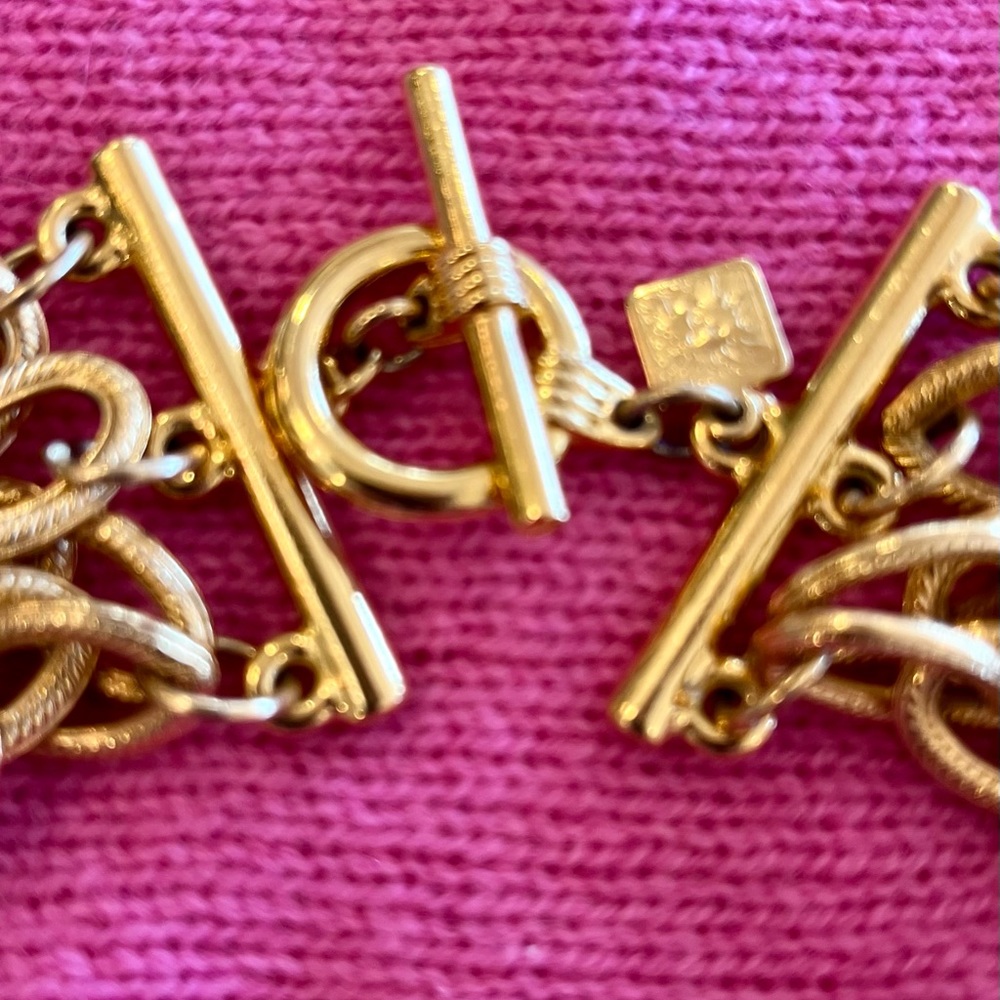 Anne Klein Triple Strand Choker - Picture 12 of 16